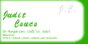 judit csucs business card